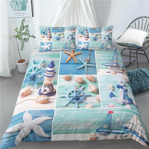 Housse de Couette Bord de Mer - Évasion Marine | Douce-Couette.com