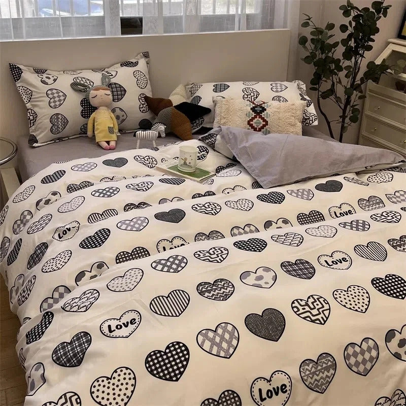 Housse de Couette Coeurs - Chic | Douce-Couette.com