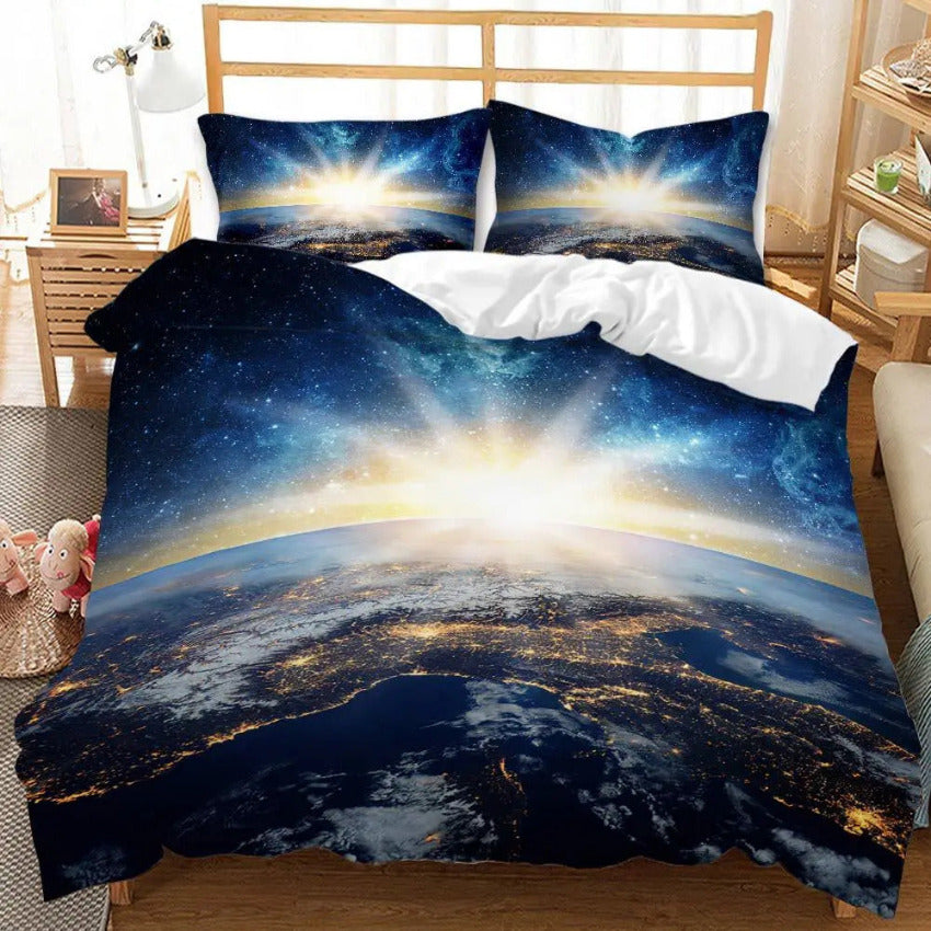 Housse de Couette Espace - Planète | Douce-Couette.com