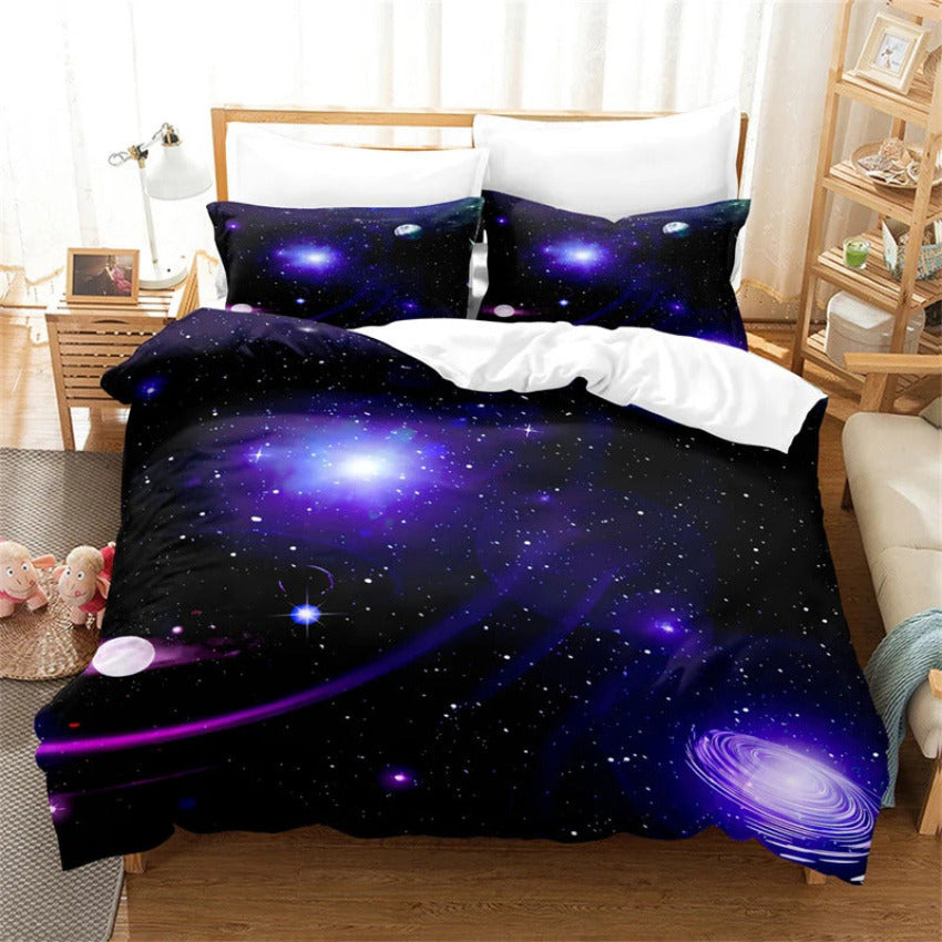 Housse de Couette Espace - Nuit Sidérale | Douce-Couette.com