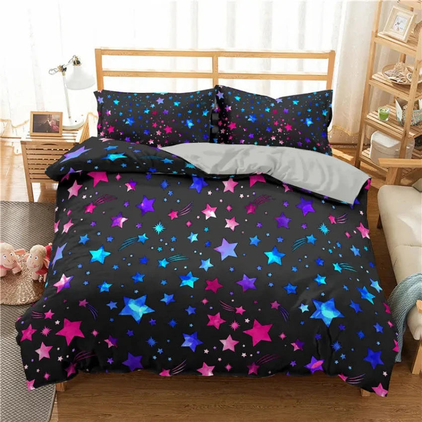 Housse de Couette Pluie d'Étoiles | Douce-Couette.com