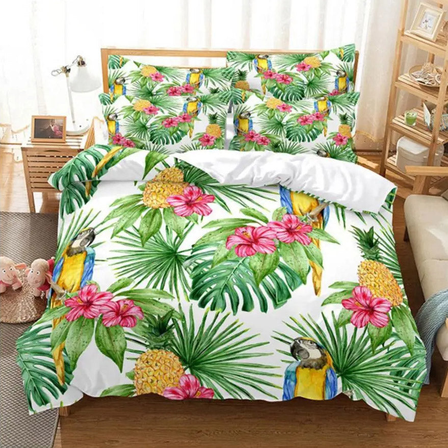Housse de Couette Feuillage - Jardin Botanique | Douce-Couette.com