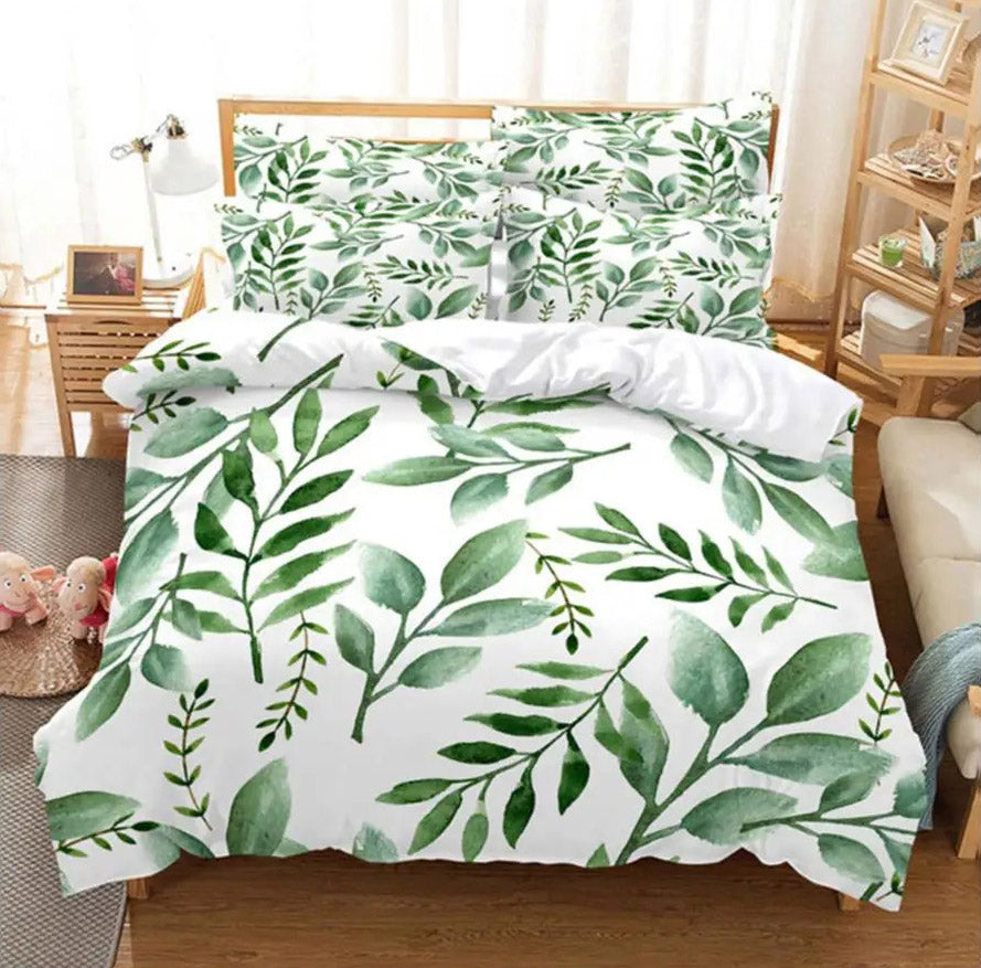 Housse de Couette Feuillage - Flora Mystique| Douce-Couette.com