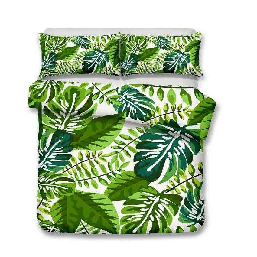 Housse de Couette Feuillage - Exotique | Douce-Couette.com