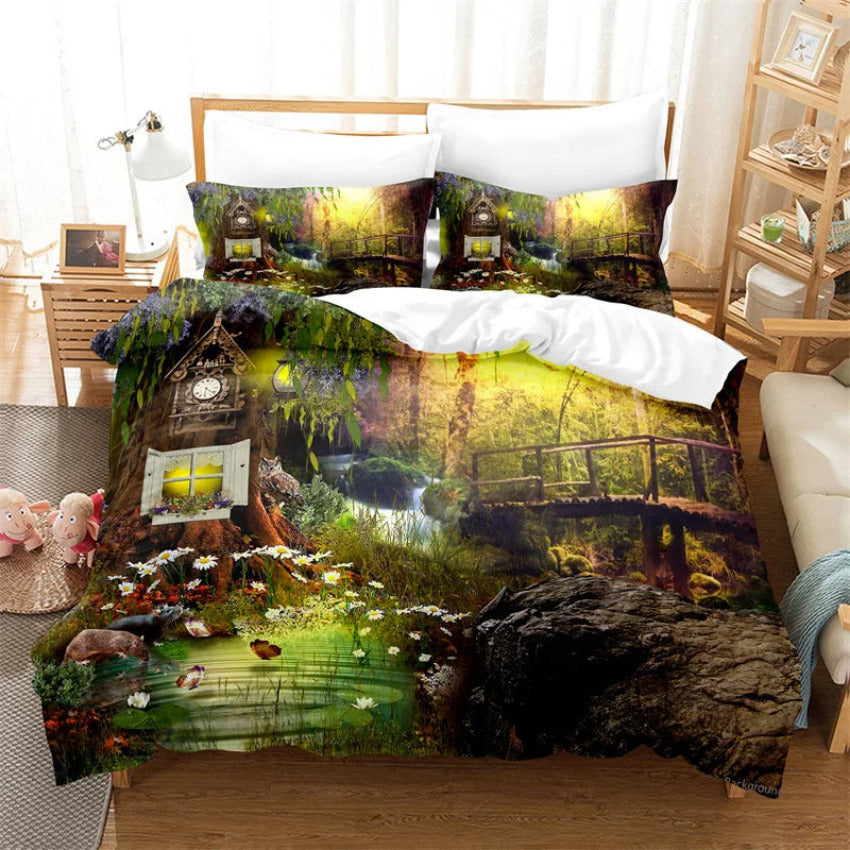 Housse de Couette Foret Enchantée | Douce-Couette.com