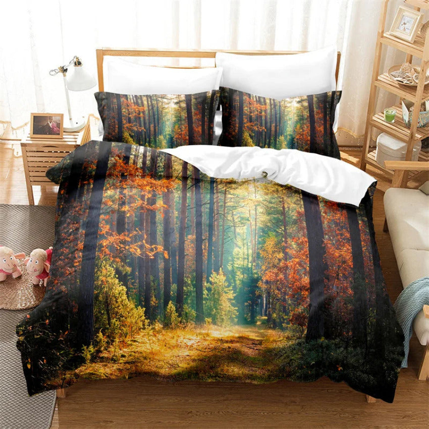 Housse de Couette Foret - Ombre des Bois | Douce-Couette.com