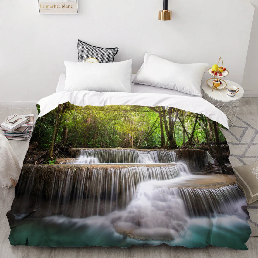 Housse de Couette Foret - Souffle de la Forêt | Douce-Couette.com