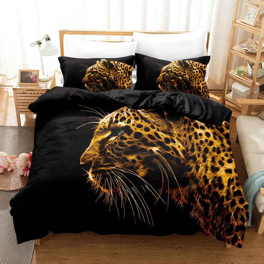 Housse de Couette Léopard - Sérénité Sauvage | Douce-Couette.com