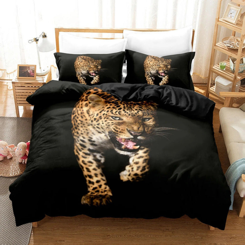 Housse de Couette Léopard - Nature Sauvage | Douce-Couette.com
