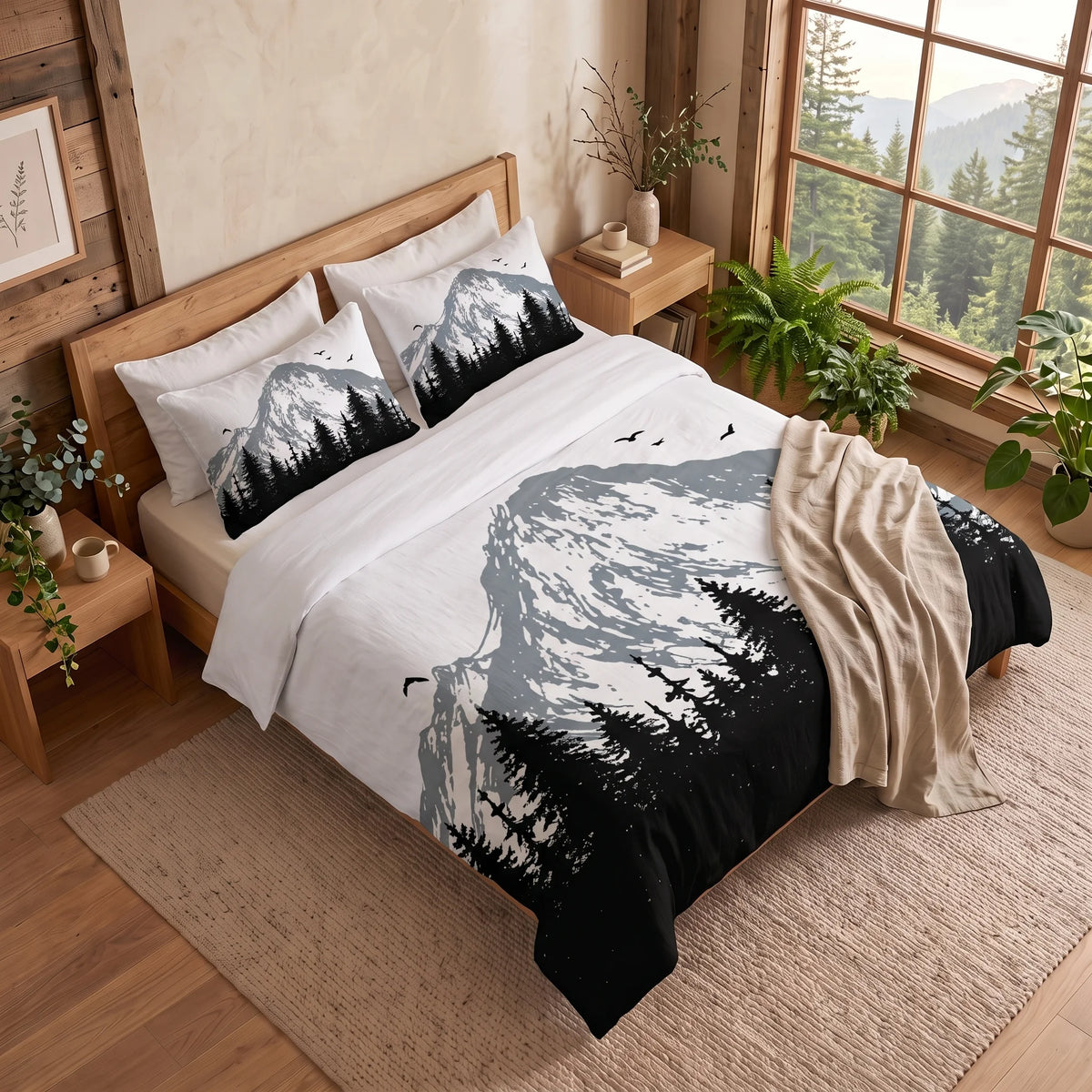 Housse de Couette Montagne - Douceur Alpestre | Douce-Couette.com