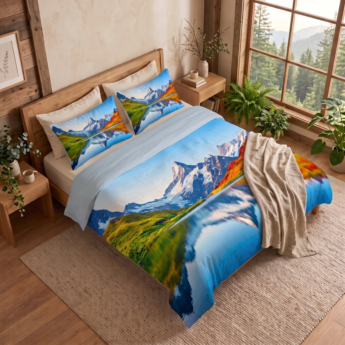 Housse de Couette Montagne - Pic Ethéré | Douce-Couette.com