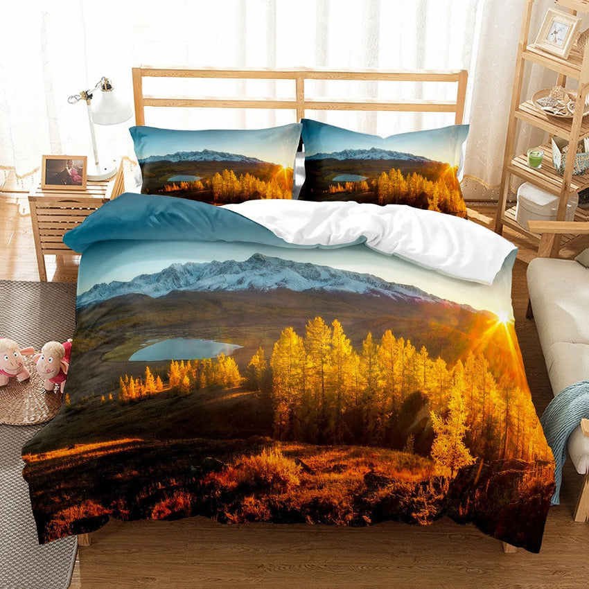 Housse de Couette Nature - Harmonie Végétale | Douce-Couette.com