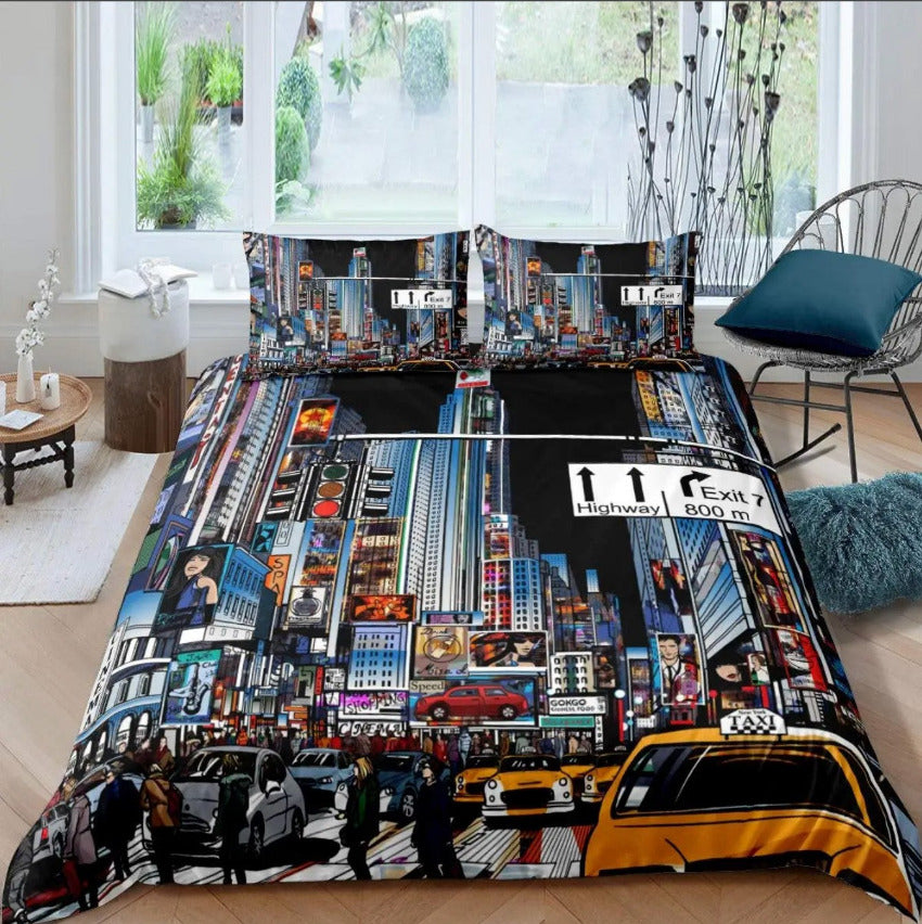 Housse de Couette New York - Manhattan Dreams | Douce-Couette.com
