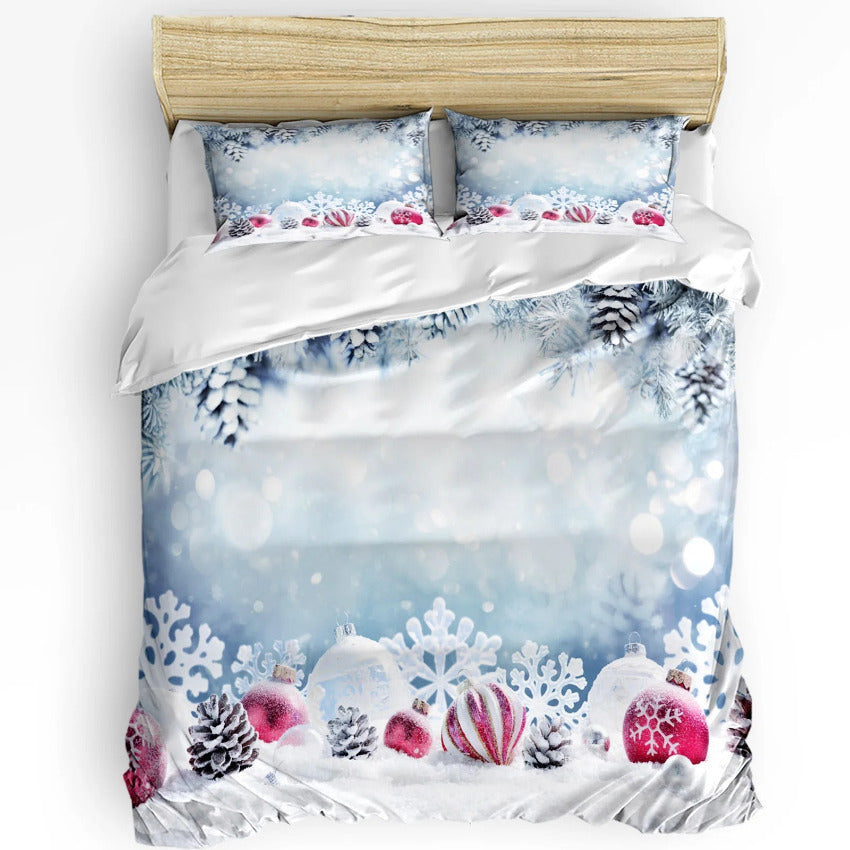 Housse de Couette de Noel - Hiver Féérique | Douce-Couette.com