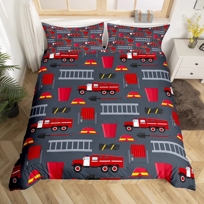 Housse de Couette Pompier - Sauvetage Urgent | Douce-Couette.com