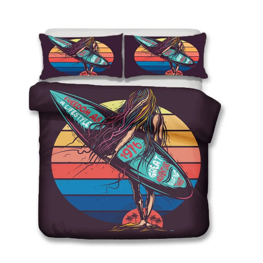 Housse de Couette Surf - Freedom | Douce-Couette.com