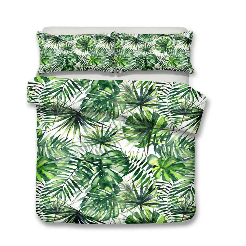 Housse de Couette Feuillage - Tropical | Douce-Couette.com