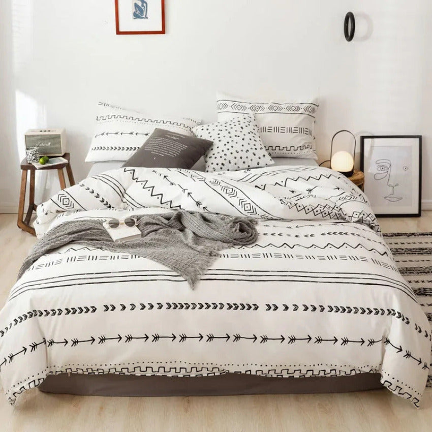 Housse de Couette Moderne Chic - Géométrique | Douce-Couette.com