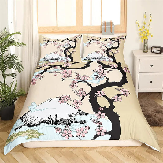 Housse de Couette Japon - Sakura Éternelle | Douce-Couette.com