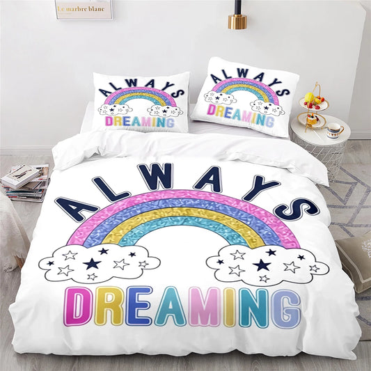 Housse de Couette Arc en Ciel - Dreaming | Douce-Couette.com