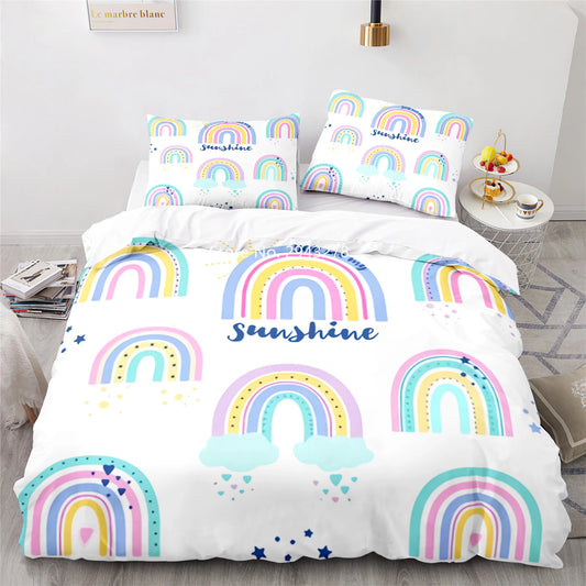 Housse de Couette Arc en Ciel - Sunshine | Douce-Couette.com