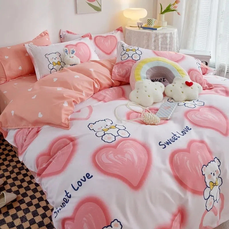 Housse de Couette Coeurs - Sweet Love | Douce-Couette.com