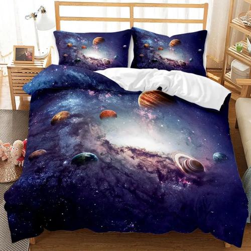 Housse de Couette Espace - Galaxie Onirique | Douce-Couette.com