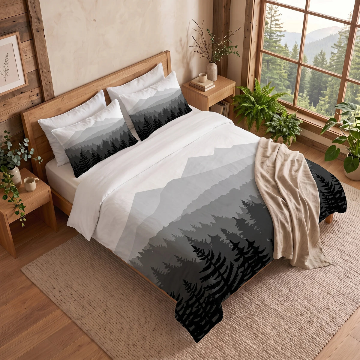 Housse de Couette Montagne - Vallée des Sommets | Douce-Couette.com