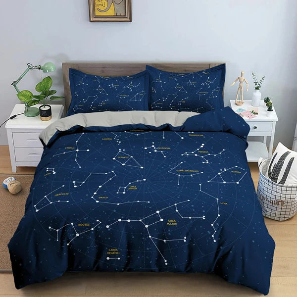 Housse de Couette Étoile - Constellations | Douce-Couette.com