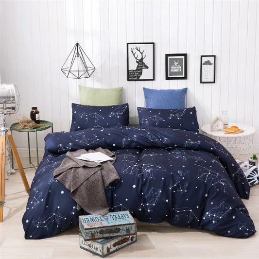 Housse de Couette Étoile - Galaxie Éblouissante | Douce-Couette.com