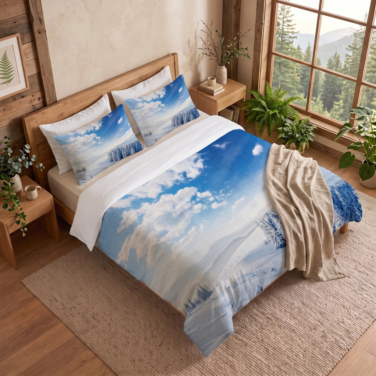 Housse de Couette Montagne - Brise des Sommets | Douce-Couette.com