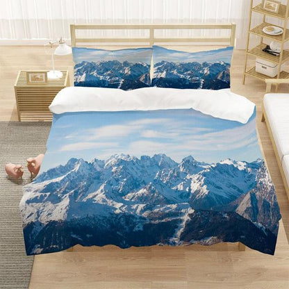 Housse de Couette Montagne - Massifs Sauvages | Douce-Couette.com
