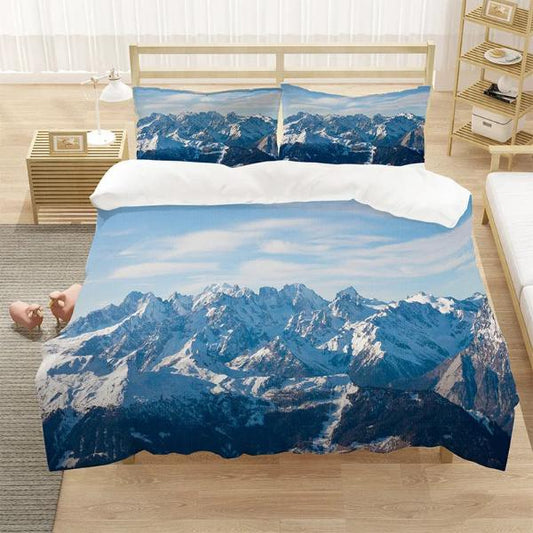 Housse de Couette Montagne - Massifs Sauvages | Douce-Couette.com