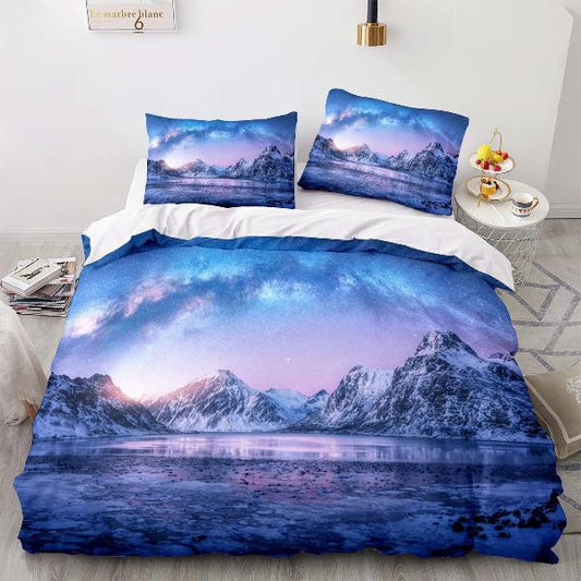 Housse de Couette Montagne - Panorama Alpin | Douce-Couette.com
