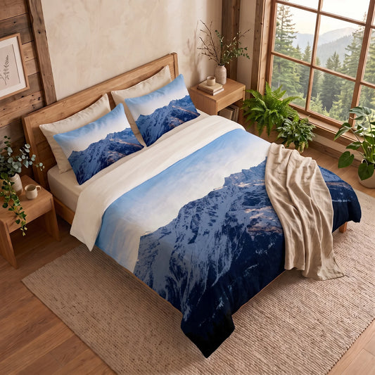 Housse de Couette Montagne - Massifs Sauvages | Douce-Couette.com