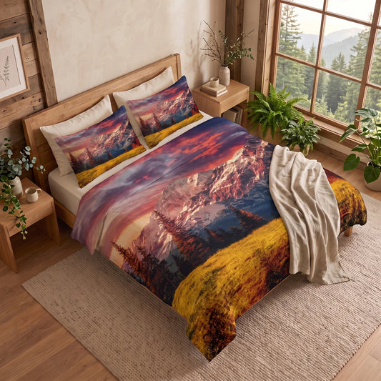 Housse de Couette Montagne - Nature des Cimes | Douce-Couette.com