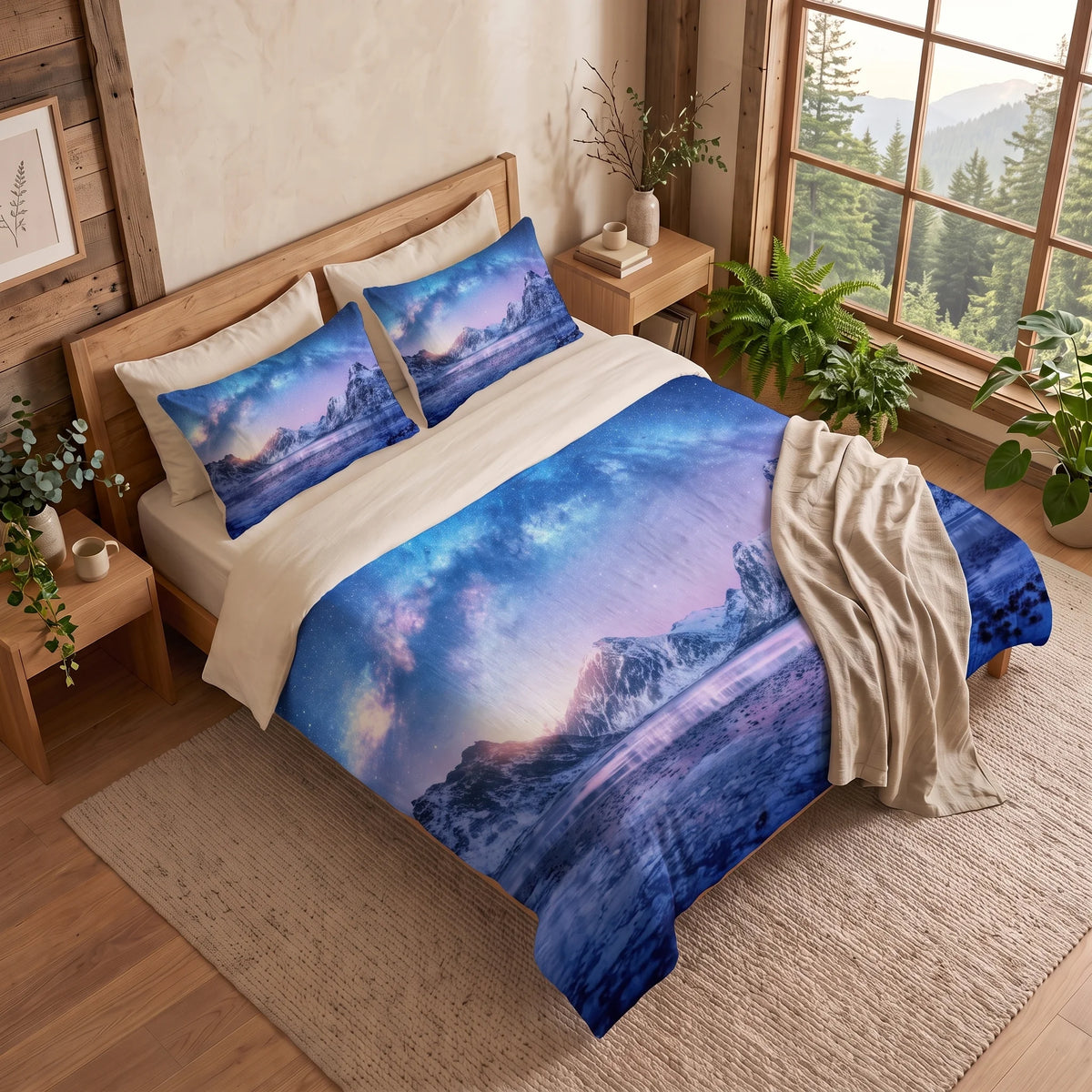 Housse de Couette Montagne - Panorama Alpin | Douce-Couette.com