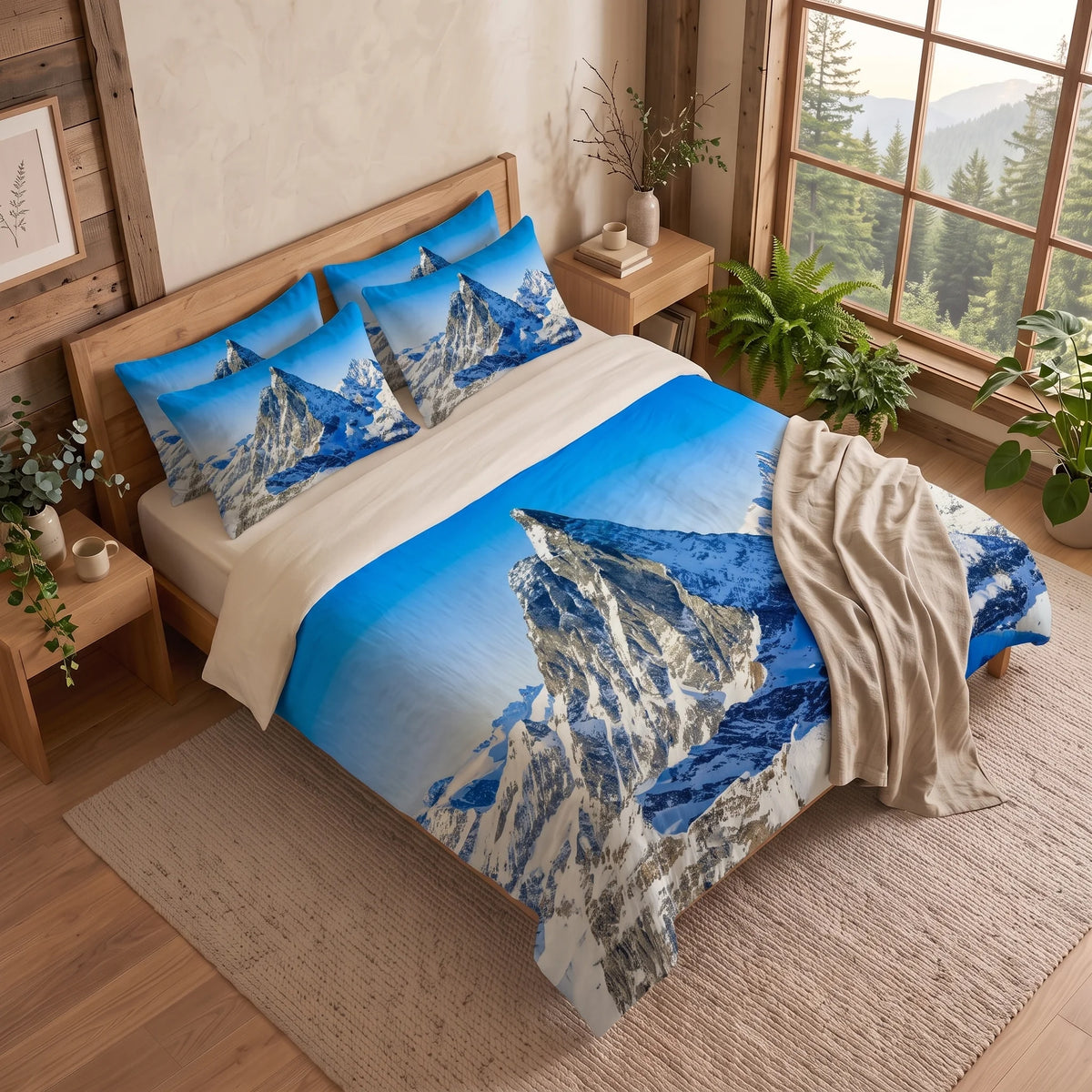 Housse de Couette Montagne - Refuge des Cimes | Douce-Couette.com