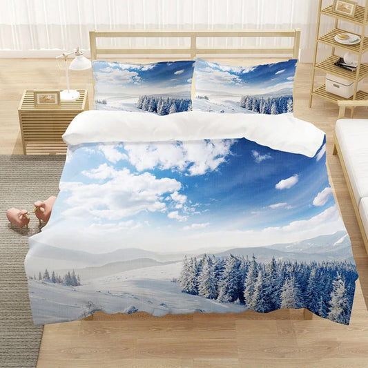 Housse de Couette Montagne - Brise des Sommets | Douce-Couette.com