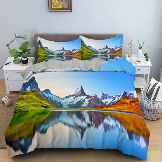 Housse de Couette Montagne - Pic Ethéré | Douce-Couette.com