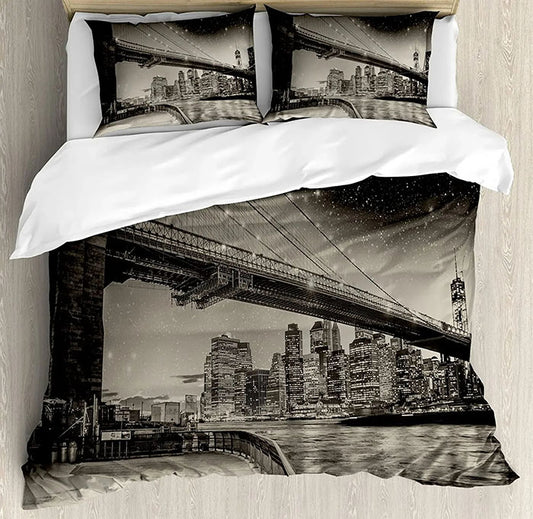 Housse de Couette New York - Brooklyn Vintage | Douce-Couette.com