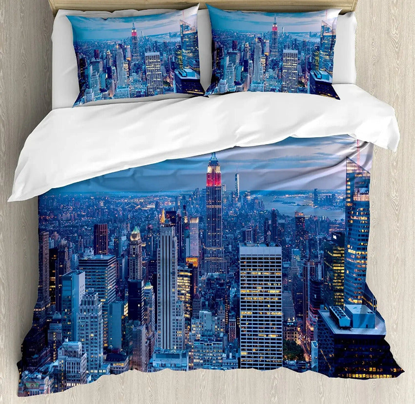 Housse de Couette New York - Reflets Urbains | Douce-Couette.com