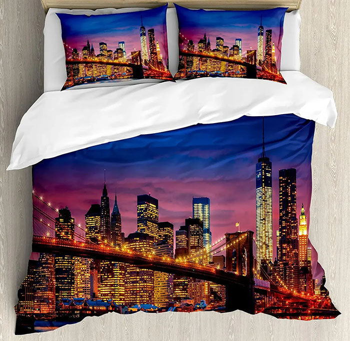 Housse de Couette New York - by Night | Douce-Couette.com