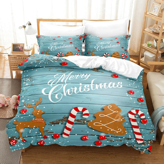 Housse de Couette de Noel - Féerie Polaire | Douce-Couette.com