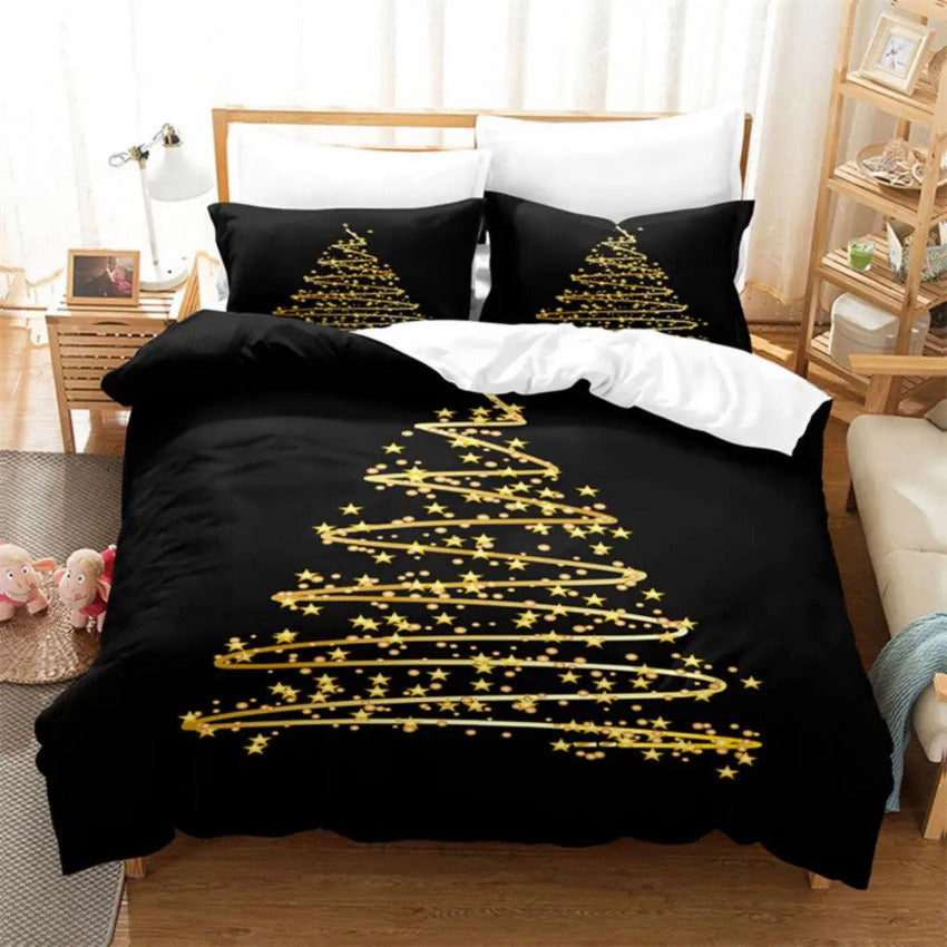 Housse de Couette de Noel - Éclat de Fêtes | Douce-Couette.com