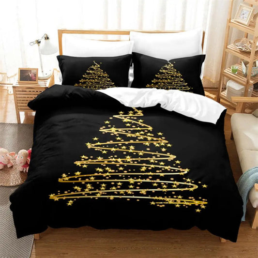 Housse de Couette de Noel - Éclat de Fêtes | Douce-Couette.com