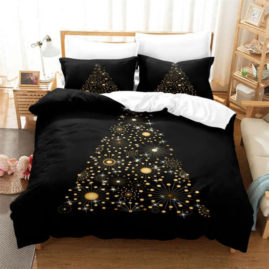 Housse de Couette de Noel - Lumières de Noël | Douce-Couette.com