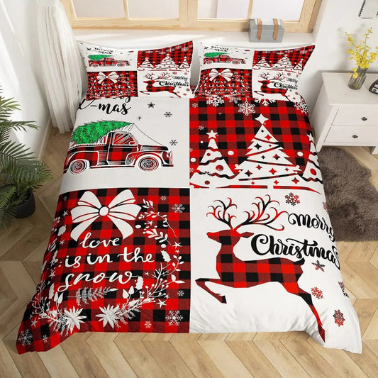 Housse de Couette de Noel - Noel Rustique | Douce-Couette.com
