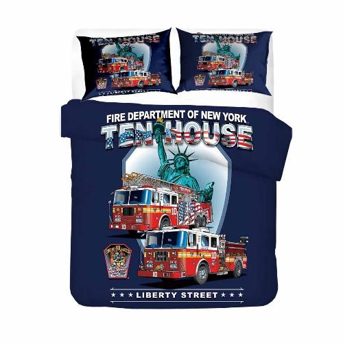 Housse de Couette Pompier - Fire Department | Douce-Couette.com