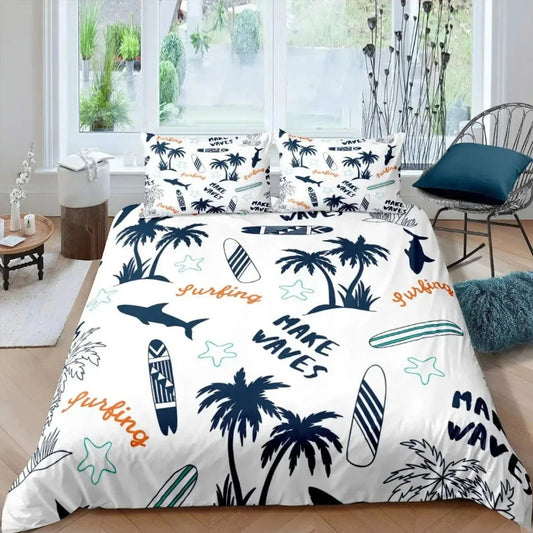 Housse de Couette Surf - Surf Zen | Douce-Couette.com
